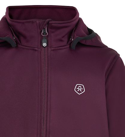 Color Kids Softshelljakke m. Fleece - Potent Purple