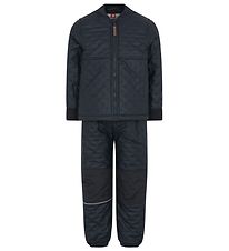 CeLaVi Termotøj m. Fleece - Coated - Dark Navy