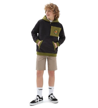 Vans Fleecetrøje - Street Sport - Sort/Sycamore