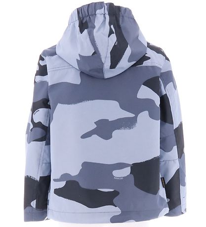 Napapijri Sommerjakke - Rainforest Anorak - Blue Camouflage