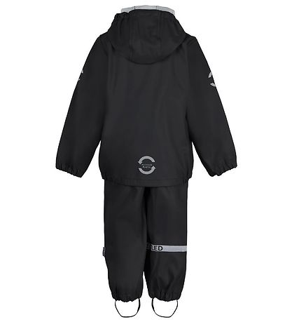 Mikk-Line Regntøj - Recycled - PU - Black