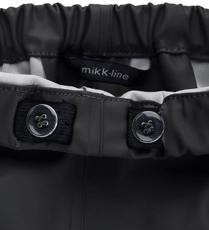 Mikk-Line Regntøj - Recycled - PU - Black