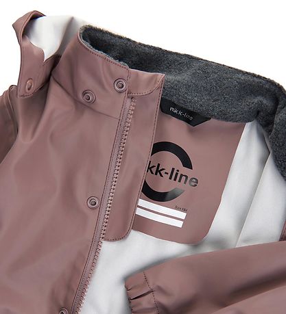 Mikk-Line Regntøj m. Seler - PU - Recycled - Burlwood