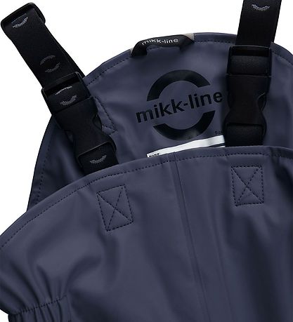 Mikk-Line Regntøj m. Seler - PU - Recycled - Blue Nights