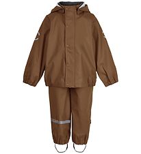Mikk-Line Regntøj m. Seler - PU - Recycled - Rubber