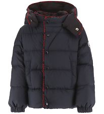 Moncler Dunjakke - Batarn - Navy m. Rød