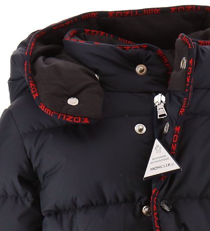 Moncler Dunjakke - Batarn - Navy m. Rød
