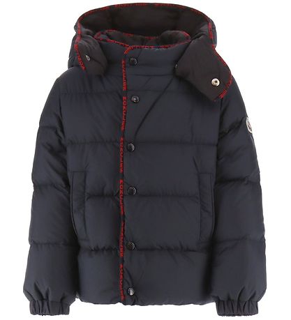 Moncler Dunjakke - Batarn - Navy m. Rød