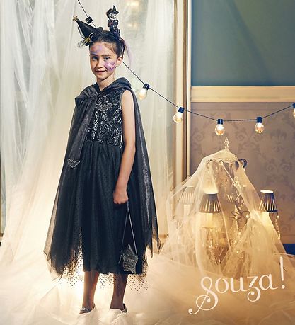 Souza Udklædning - Kappe - Mathilde - Sort