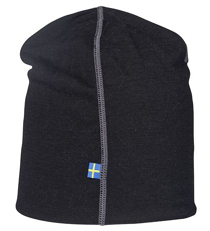 Isbjörn Of Sweden Hue - Uld/Bambus - Husky - Sort