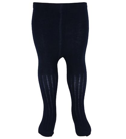 Minymo Strømpebukser - Uld - 2-Pak - Dark Navy