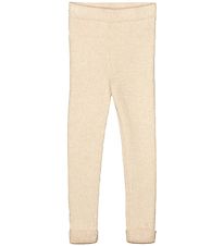 Fliink Leggings - Strik - Benna Rib - Sandshell