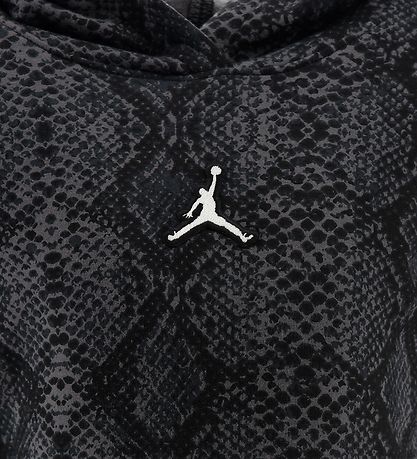 Jordan Hættetrøje/Leggings - Essentiel Snake - Sort m. Slangemøn