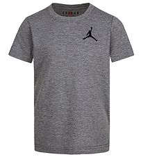 Jordan T-Shirt - Jumpman Air - Gråmeleret m. Logo