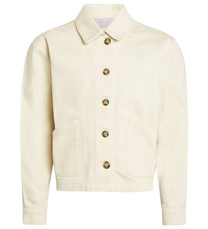 Grunt x Naja Münster Denimjakke - Musse - Offwhite
