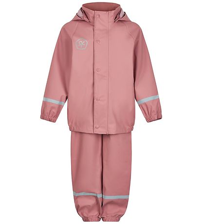 Color Kids Regntøj m. Seler - PU - Ash Rose