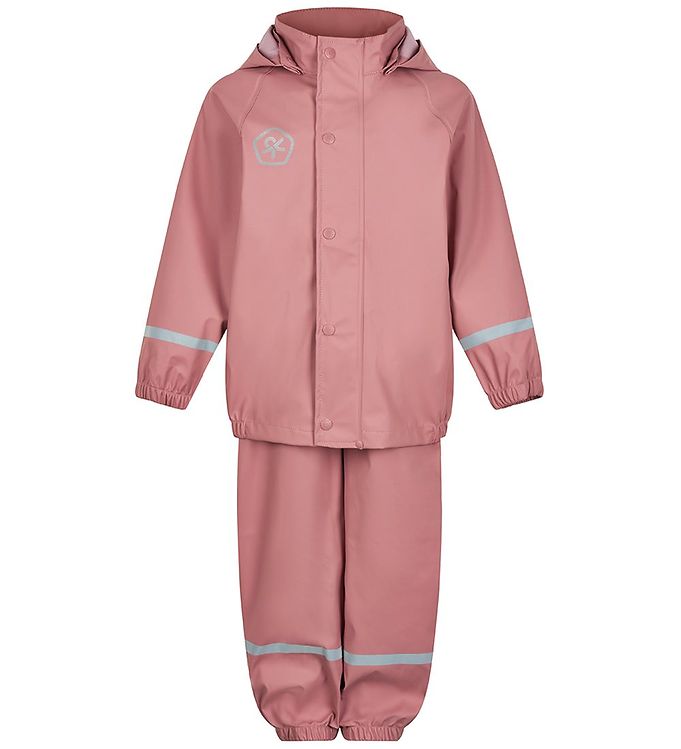 Color Kids Regntøj m. Seler - PU - Ash Rose
