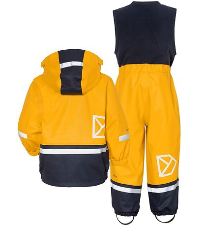Didriksons Regntøj m. For - PU - Boardman - Oat Yellow