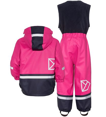 Didriksons Regntøj m. For - PU - Boardman - Plastic Pink