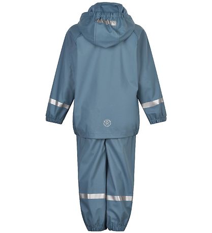 Color Kids Regntøj m. Seler - PU - Captain's Blue