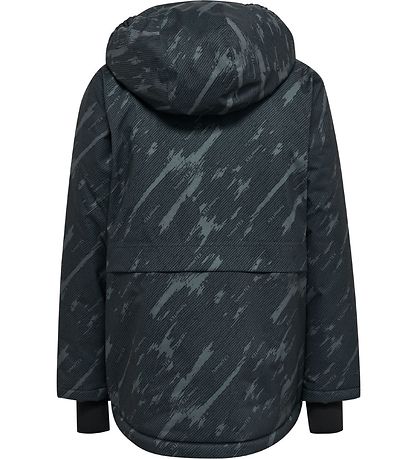 Hummel Vinterjakke - hmlUrban - Black Iris m. Print