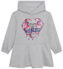 Kenzo Sweatkjole - Exclusive Edition - Gråmeleret m. Glimmer/Ele Kenzo Sweatkjole - Exclusive Edition - Gråmeleret m. Glimmer/Ele