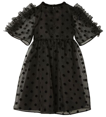 Stella McCartney Kids Kjole - Sort m. Prikker
