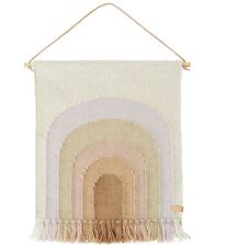 OYOY Vægdekoration - Follow The Rainbow - Uld - Lavender
