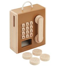 Liewood Trælegetøj - Telefon - Rufus - Golden Caramel Multi Mix