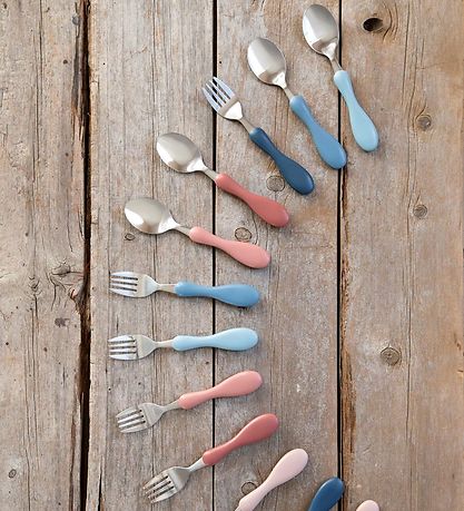 Sebra Skesæt - Stainless Steel - Powder Blue