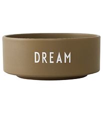Design Letters Skål - Dream - Olive