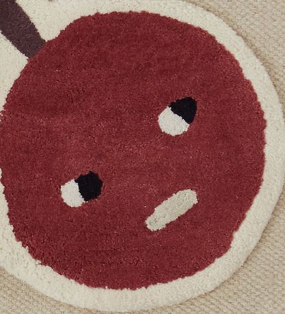 OYOY Vægtæppe - Kirsebær på Toppen  - Red