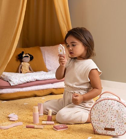 Little Dutch Sminketaske - 11 dele - Træ - Rosa