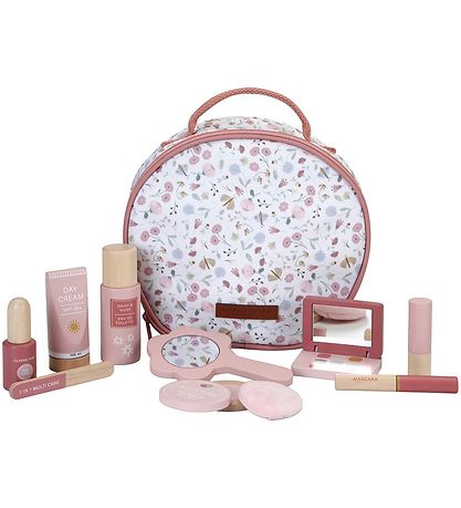 Little Dutch Sminketaske - 11 dele - Træ - Rosa