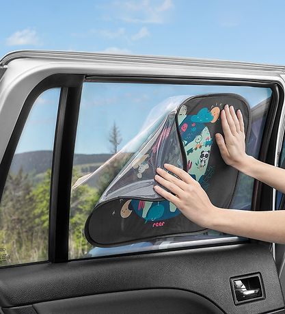 Reer Solskærm Til Bil - UV50 - 2stk - Sort
