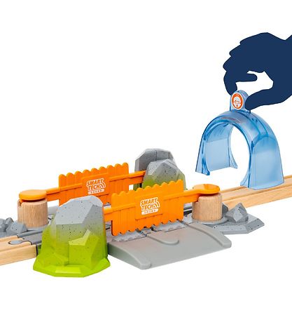 BRIO World Legetøj - Smart Tech - Jernbaneoverskæring 33965