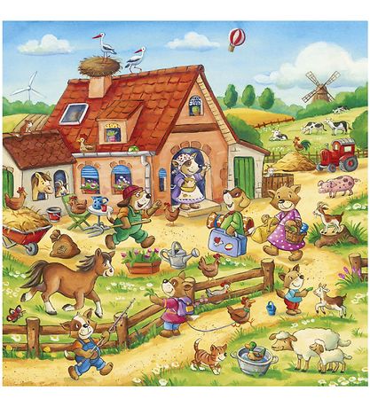 Ravensburger Puslespil - 3x49 Brikker - Animal Vacation
