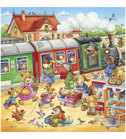 Ravensburger Puslespil - 3x49 Brikker - Animal Vacation