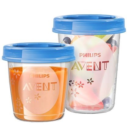 Philips Avent Kopper m. Beholdere - Hvid/Blå