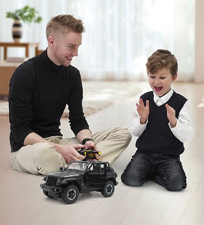 Rastar Fjernstyret Bil m. Lys - Jeep Wrangler Rubicon - 1:14