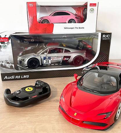 Rastar Fjernstyret Bil m. Lys - Audi R8 LMS - 1:14