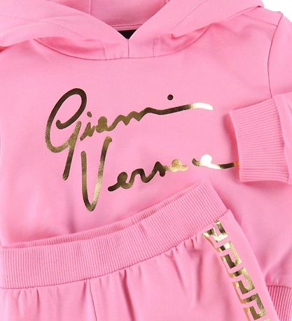 Versace Sweatsæt - Pink m. Guldprint