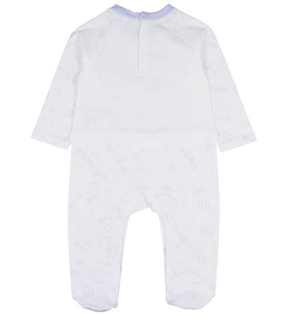 Dolce & Gabbana Gaveæske - Heldragt/Savlesmæk/Hue - Hvid/Lyseblå