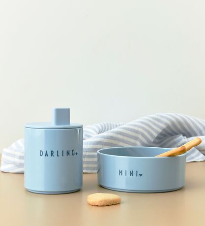 Design Letters Skål - Mini Favourite - Lyseblå