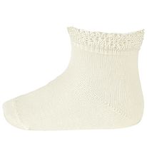 Condor Strømper m. Blondekant - Beige