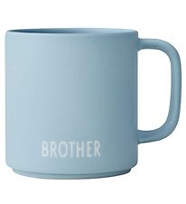 Design Letters Krus - Favourite - Siblings - Blå m. Brother