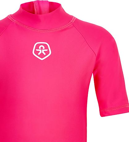 Color Kids Badeheldragt - Pink Yarrow