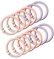 BIBS Ophængsrigne/Loops - 12-pak - Blush/Peach/Dusky Lilac