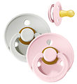 BIBS Colour Sutter - 2-pak - Str. 2 - Rund - Haze/Blossom