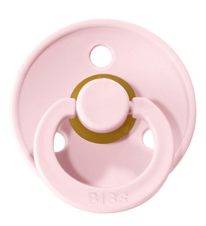 BIBS Colour Sutter - 2-pak - Str. 2 - Rund - Haze/Blossom